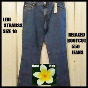 Levi Strauss Relaxed Bootcut 550 Jeans. It's new.